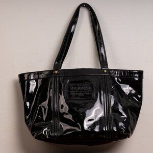 DOLCE & GABBANA Solid Patent Leather Tote Bag